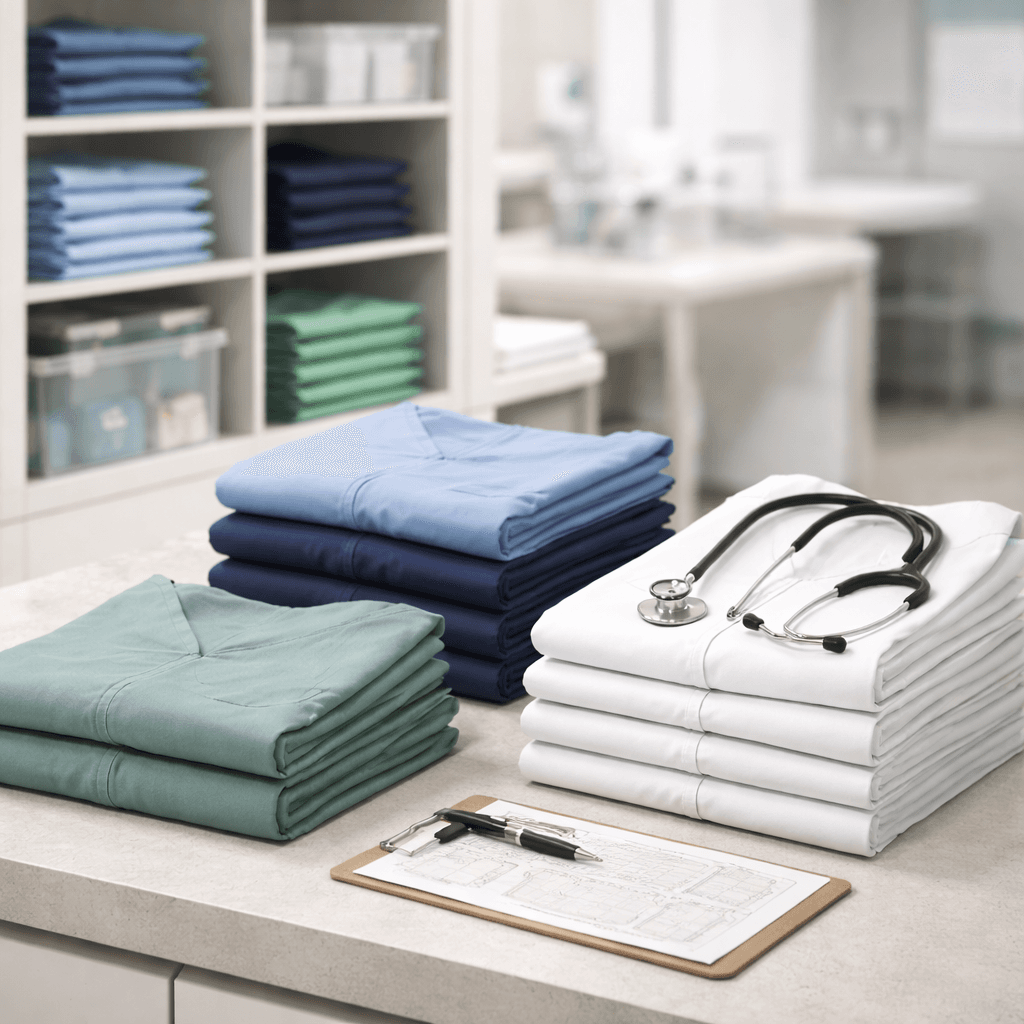 Hospitals & Clinics industry - Medical-grade scrubs and lab coats